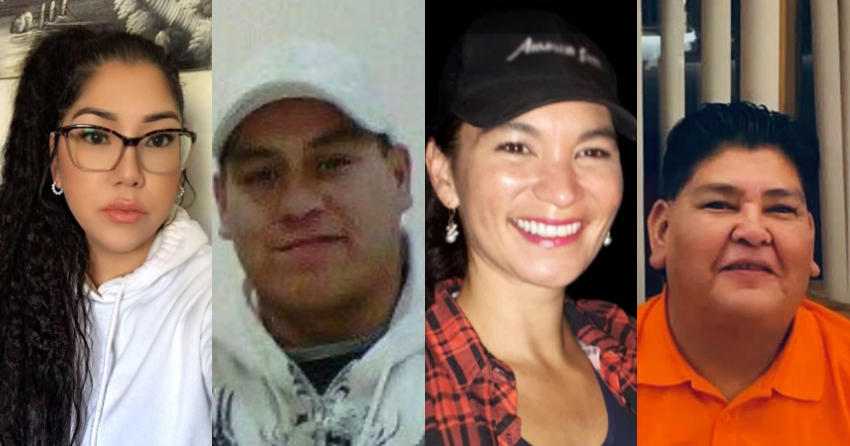 <who> Photo Credit: Saskatchewan RCMP </who> (from left to right) Tracey Hotomani, Sheldon Quewezance, Shauna Fay and Terry Jack.