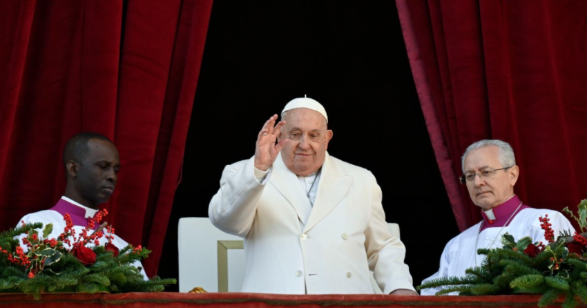 <who> Photo credit: The Vatican </who> The Pope last year.