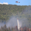 <span style="font-weight:bold;">UPDATE:</span> Ellison wildfire being held, YLW flights to resume