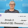 West Kelowna woman retiring early after scoring $150K from scratch & win ticket