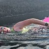 Teenager’s attempt to swim length of Okanagan Lake paused for hospital visit