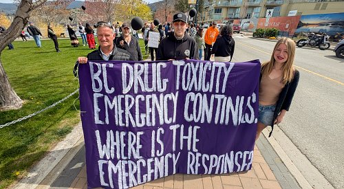9-year public health emergency anniversary commemorated with Penticton waterfront rally